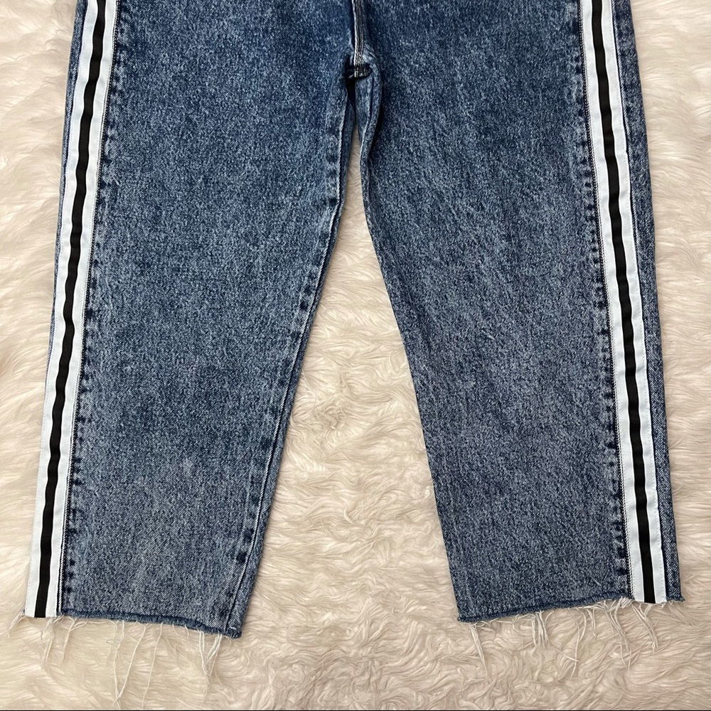 ASOS x Collusion | x005 Straight Leg Striped Denim Jeans - Picture 5 of 16